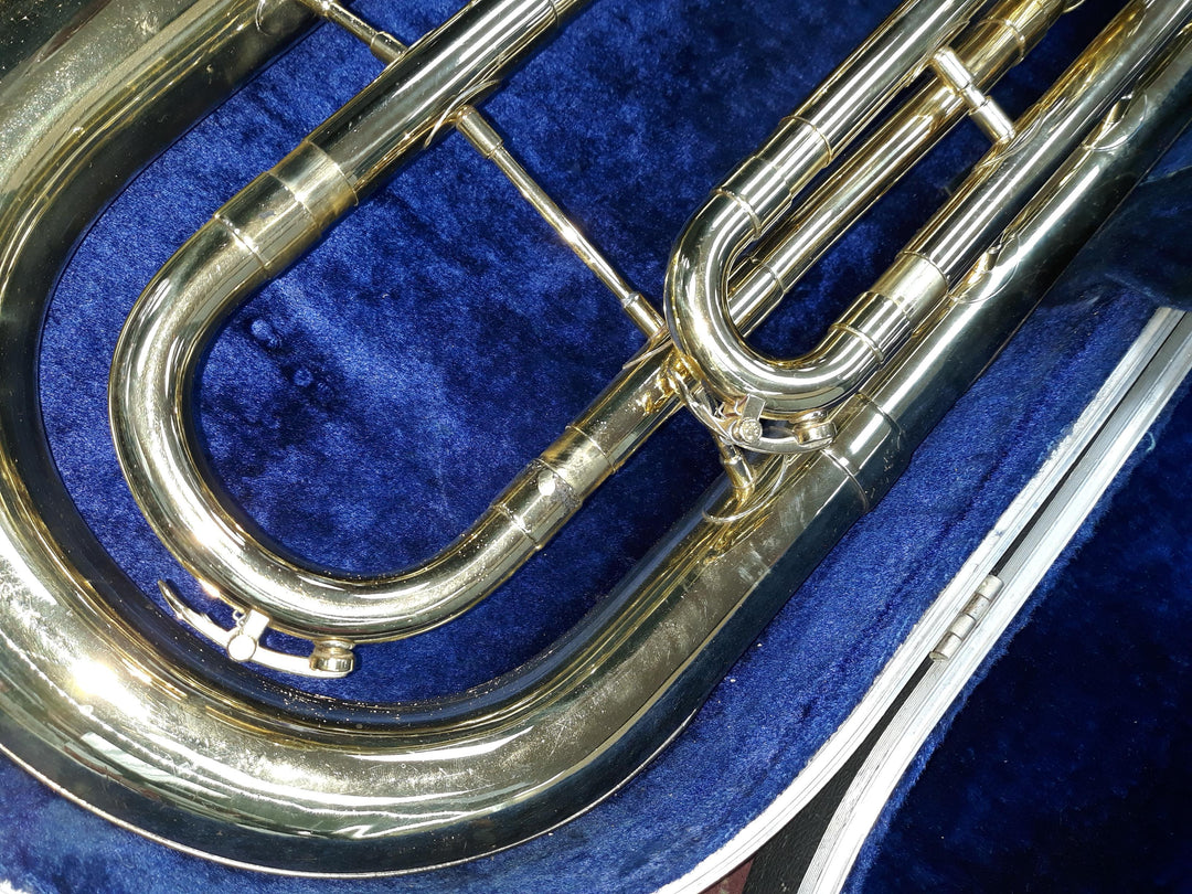 Used F.A. Reynolds 3-Valve Brass Baritone Horn - Brass Body With Nickel-Silver Trim 7