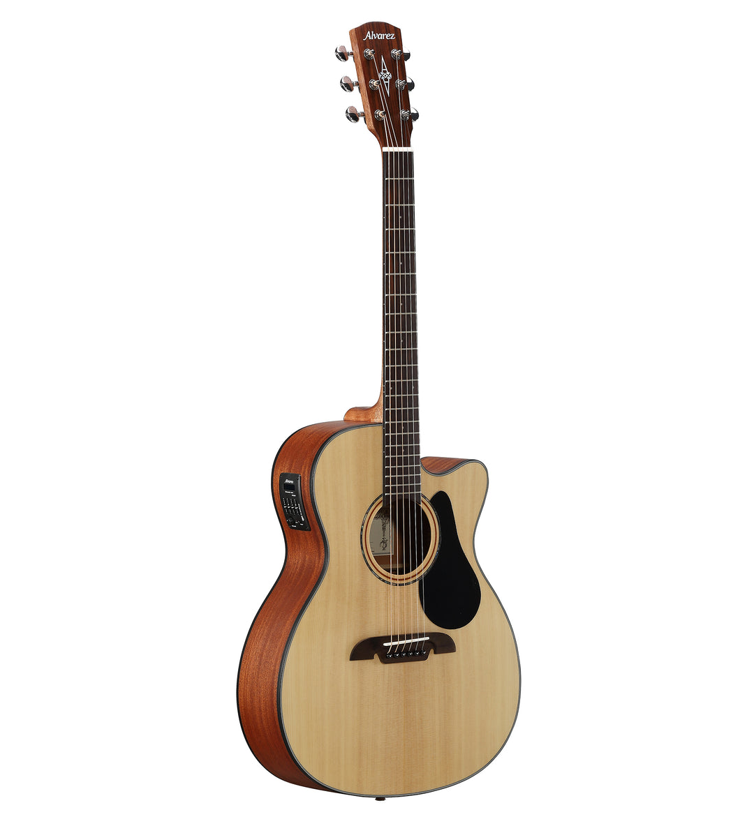 Alvarez AF30CE Artist Series OM/Folk Acoustic-Electric Guitar (Natural) 2