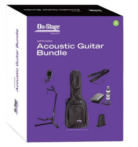 Onstage GPK1000 Acoustic Guitar Bundle