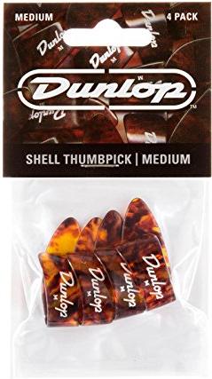 Dunlop 9022P Thumb Picks Medium Shell (4-pack)