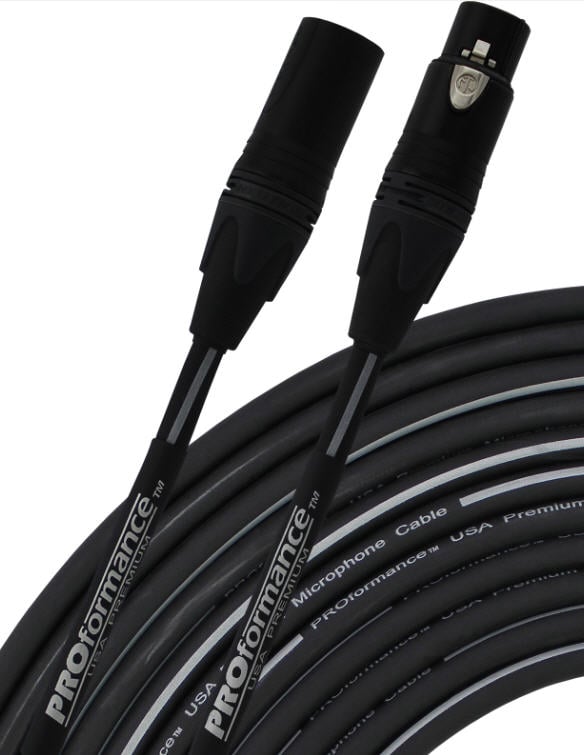 Proformance 25' USA Premium Microphone Cable - Lifetime Guarantee! 2