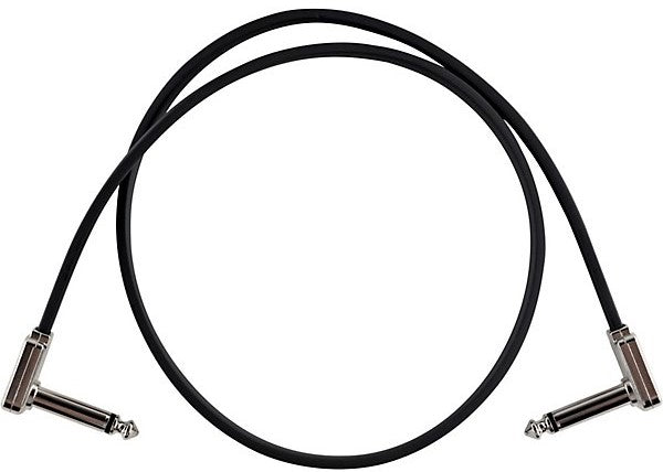 Ernie Ball 24\" Flat Ribbon Stereo Patch Cable - Black 2