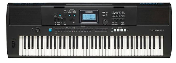 Yamaha PSR-EW425 Portable Keyboard - With Power Supply