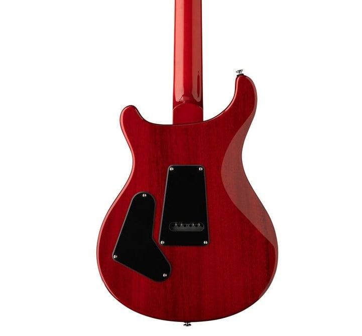 PRS SE Custom 24-08 Quilt Electric Guitar - Charcoal Cherry Burst 7