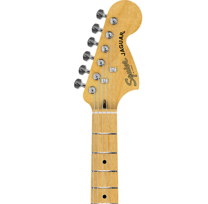 Squier FSR Jaguar Electric Guitar - Graffiti Yellow 2