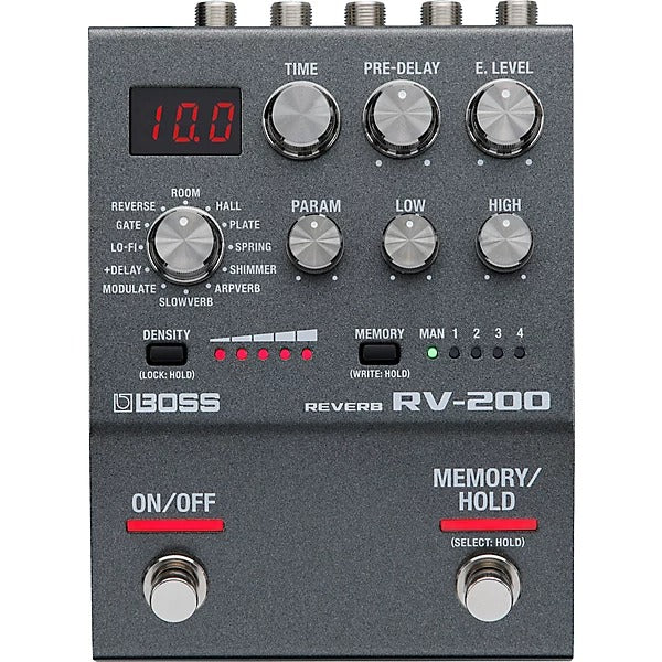 Boss RV-200 Reverb Effects Pedal