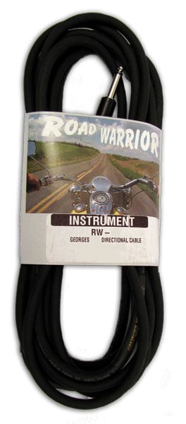 Rapco RW10 Road Warrior 10-ft Instrument Cable (Straight/Straight)