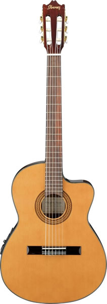 Ibanez GA5TCE Classical Thinline Acoustic-Electric Guitar 2