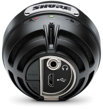 Shure MV5 iOS/USB Digital Condenser Microphone - Silver/Black 2