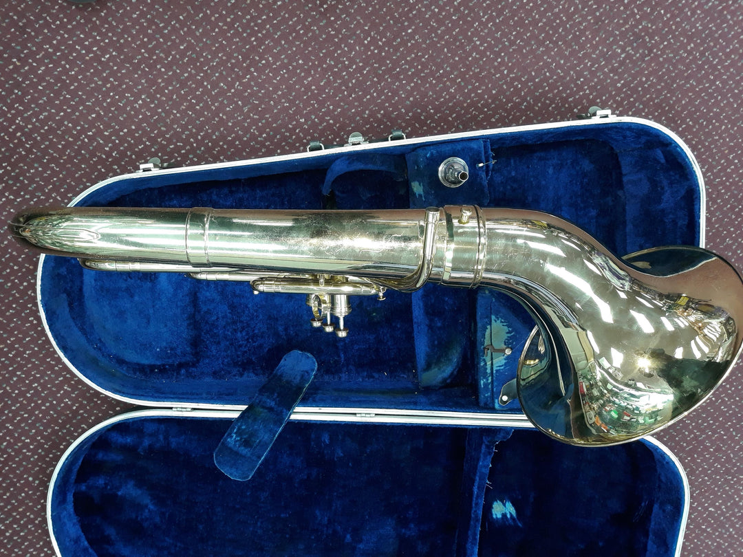 Used F.A. Reynolds 3-Valve Brass Baritone Horn - Brass Body With Nickel-Silver Trim