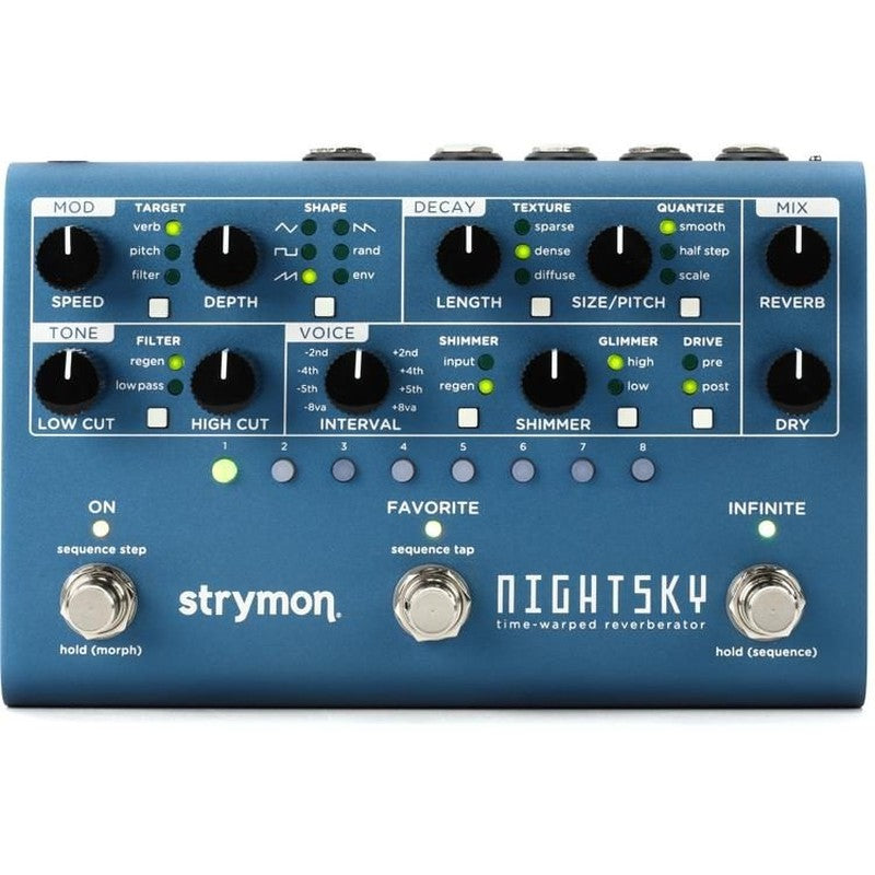 Strymon Nightsky Time-Warped Reverberator Pedal