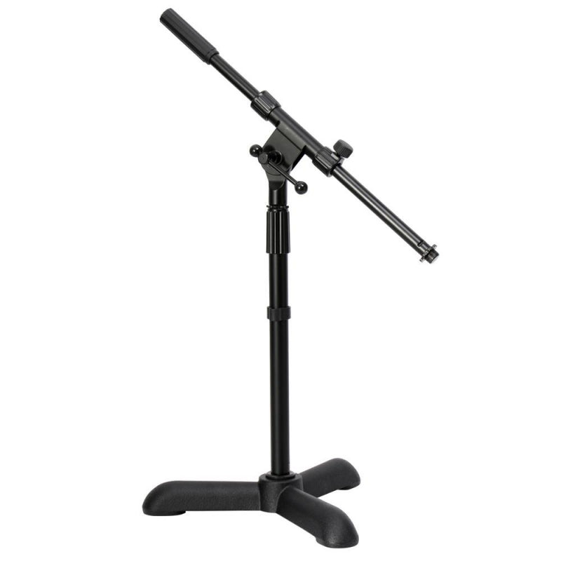 Onstage MS7311B Short Tripod Microphone Stand with Boom