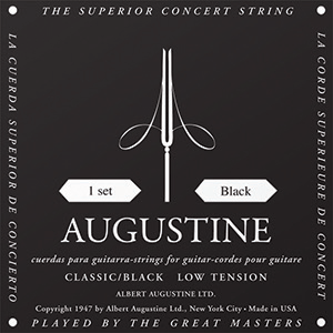 Augustine AUGBLKSET Black Label Low-Tension Classical String Set