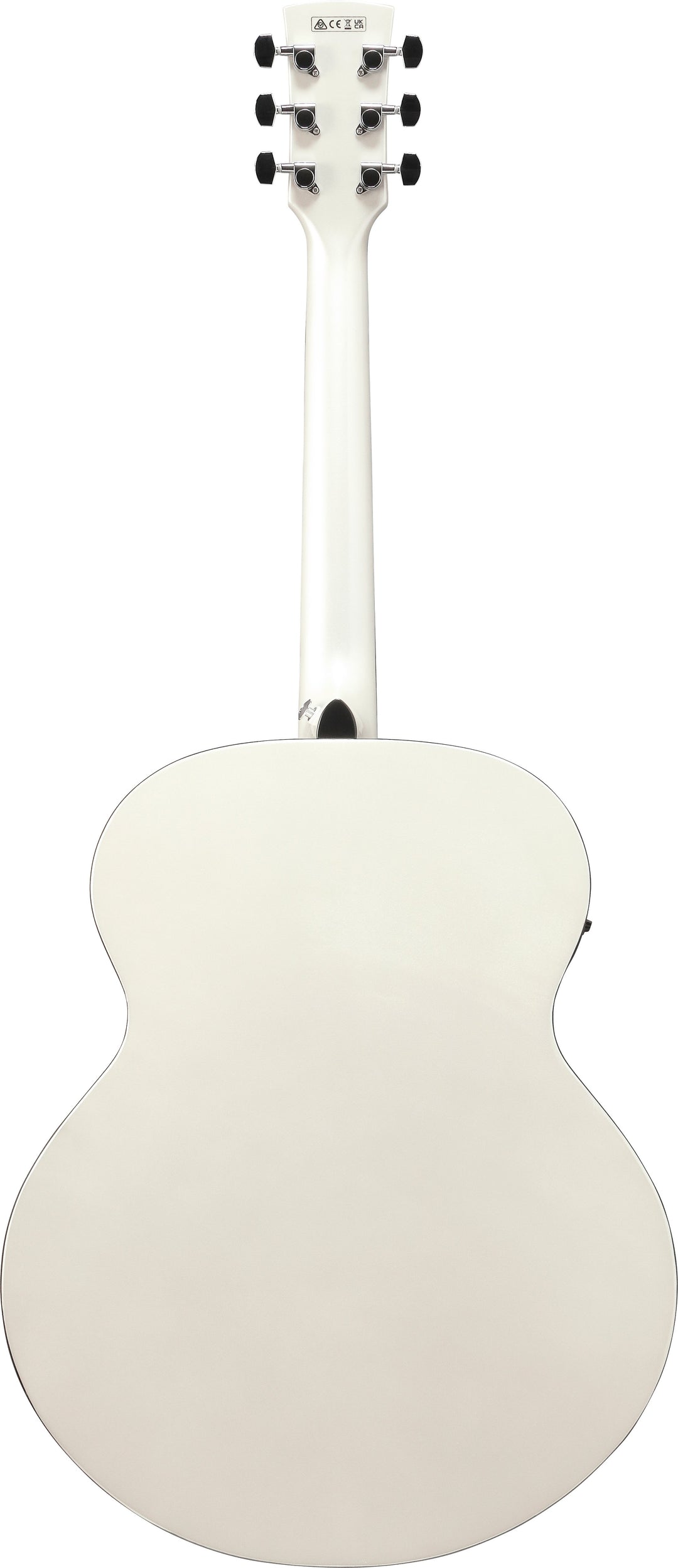 Ibanez AJ70M2EPW Acoustic Electric Guitar - Pearl White High Gloss 7