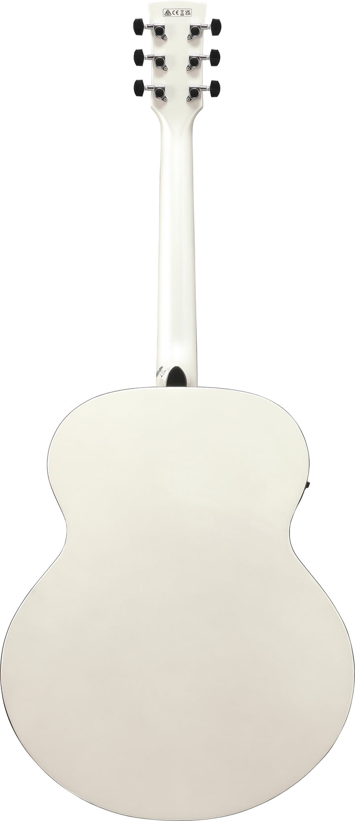 Ibanez AJ70M2EPW Acoustic Electric Guitar - Pearl White High Gloss 7