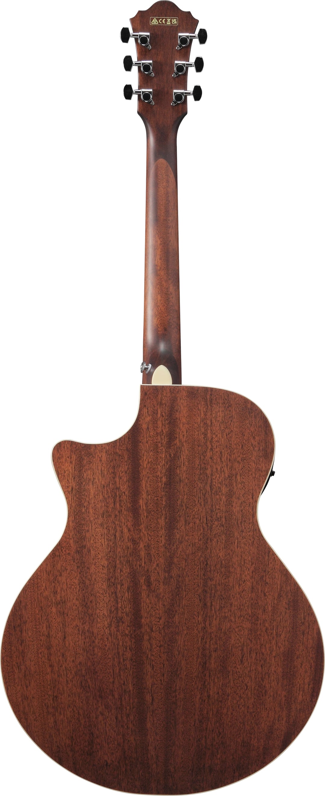 Ibanez AE100BUF Grand Auditorium Acoustic Electric Guitar - Burgundy Flat 9