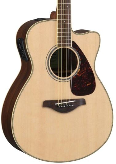 Yamaha FSX830C Concert Cutaway Acoustic-Electric Guitar - Natural
