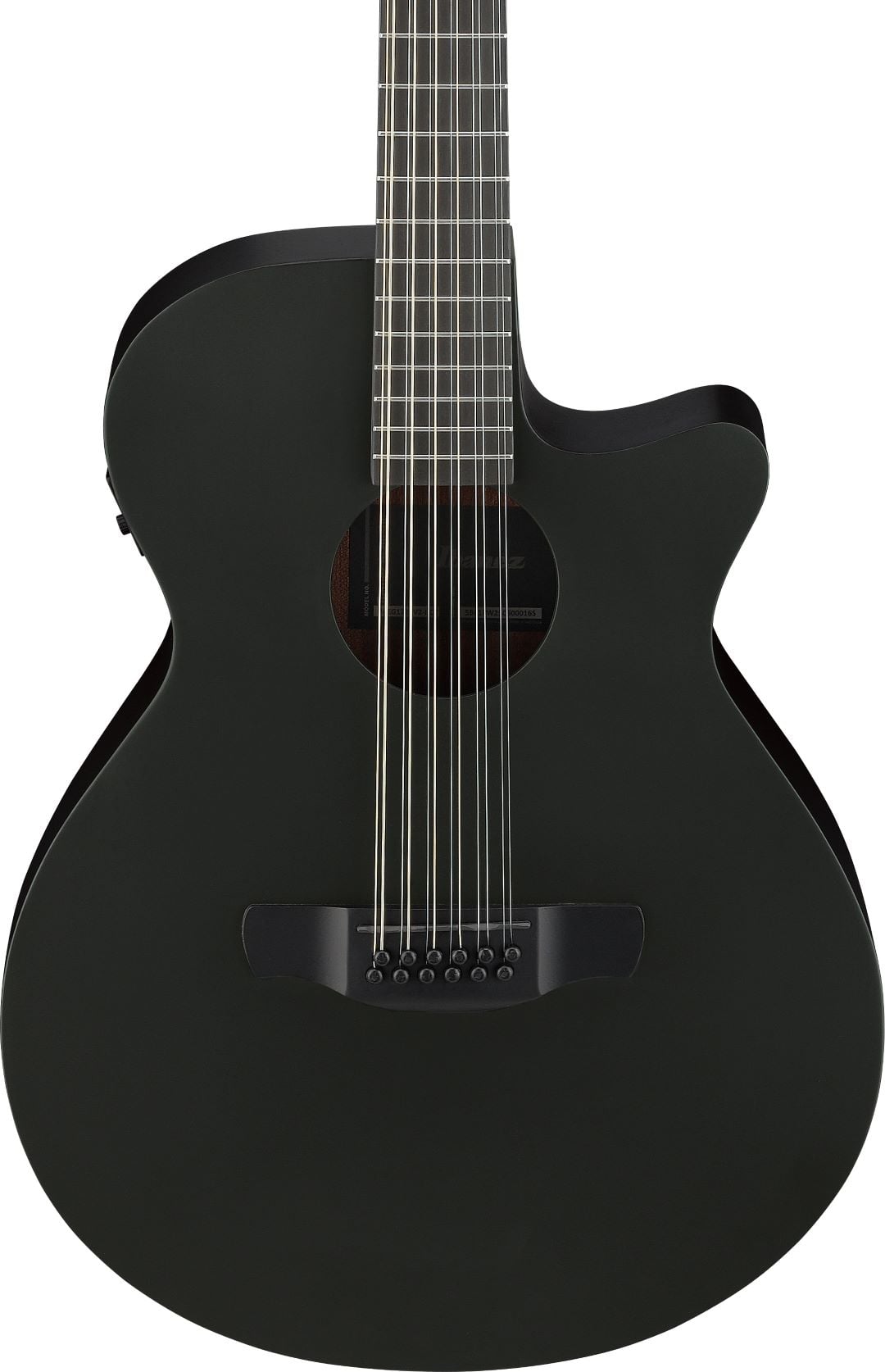 Ibanez AEG1221BOT 12-String Acoustic Electric Guitar - Black Out