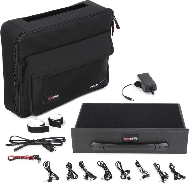 Gator GPT-BL-PWR Pedal Board - With Carry Bag & Power Supply