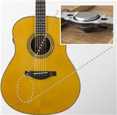 Yamaha FG-TA TransAcoustic Dreadnought Acoustic-Electric Guitar - Vintage Tint 3