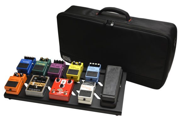 Gator Large Aluminum Pedalboard With Carry Bag - Black