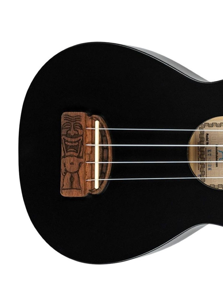 Kohala KT-BK 'Tiki Series' Soprano Ukulele - Black