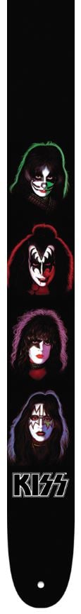 Perri 2.5" Guitar Strap - (Kiss Faces)