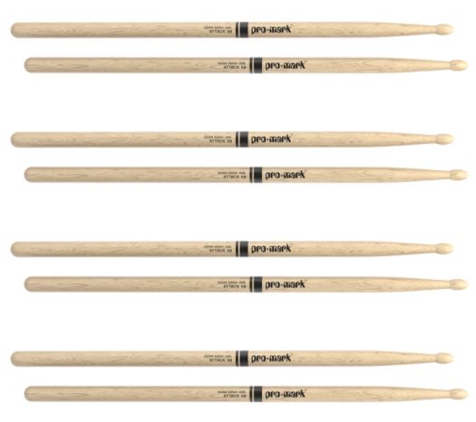 Promark PW5BW-4P Shira Kashi Attack 5B OAK (Wood Tip) - 4 Pair