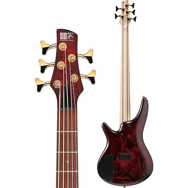 Ibanez SR305EDXWZM Standard 5-String Bass Guitar - Wine Red Frozen Matte