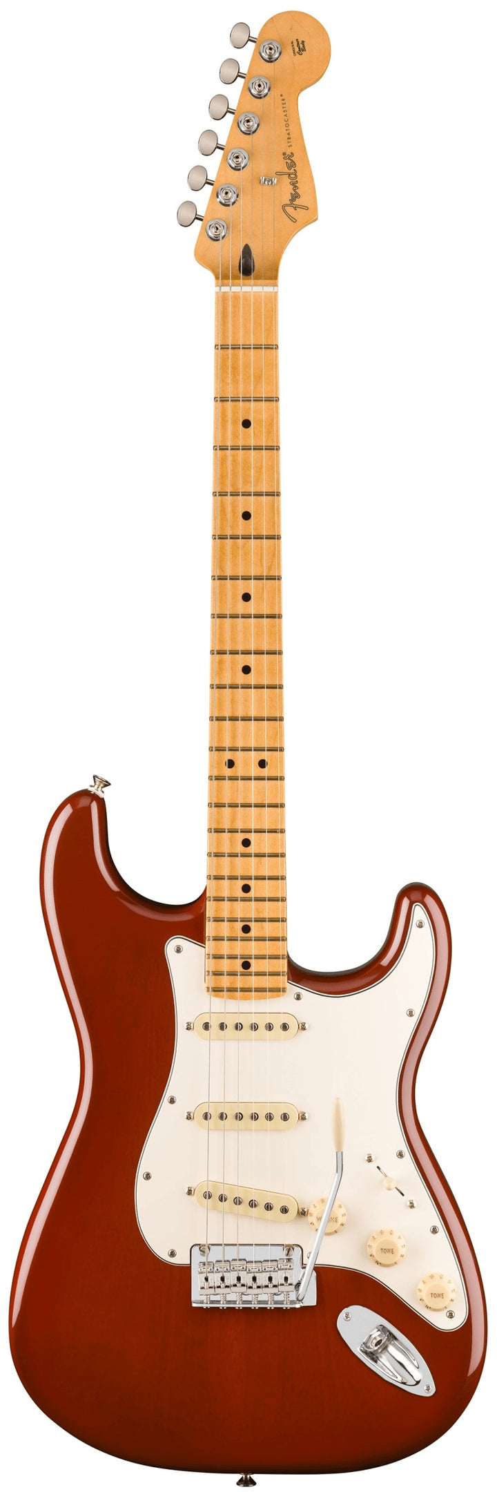 Fender Player II Stratocaster Electric Guitar - Transparent Mocha Burst With Maple Fingerboard 2