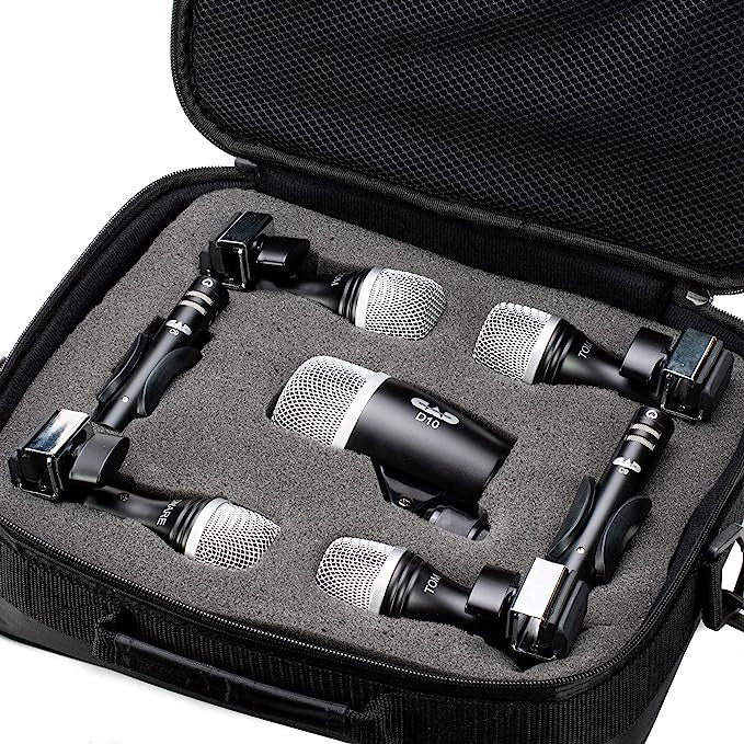 CAD STAGE7 Drum Microphone Package - With Carrying Case