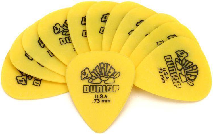 Dunlop Standard Tortex Pick Pack (Yellow .73)