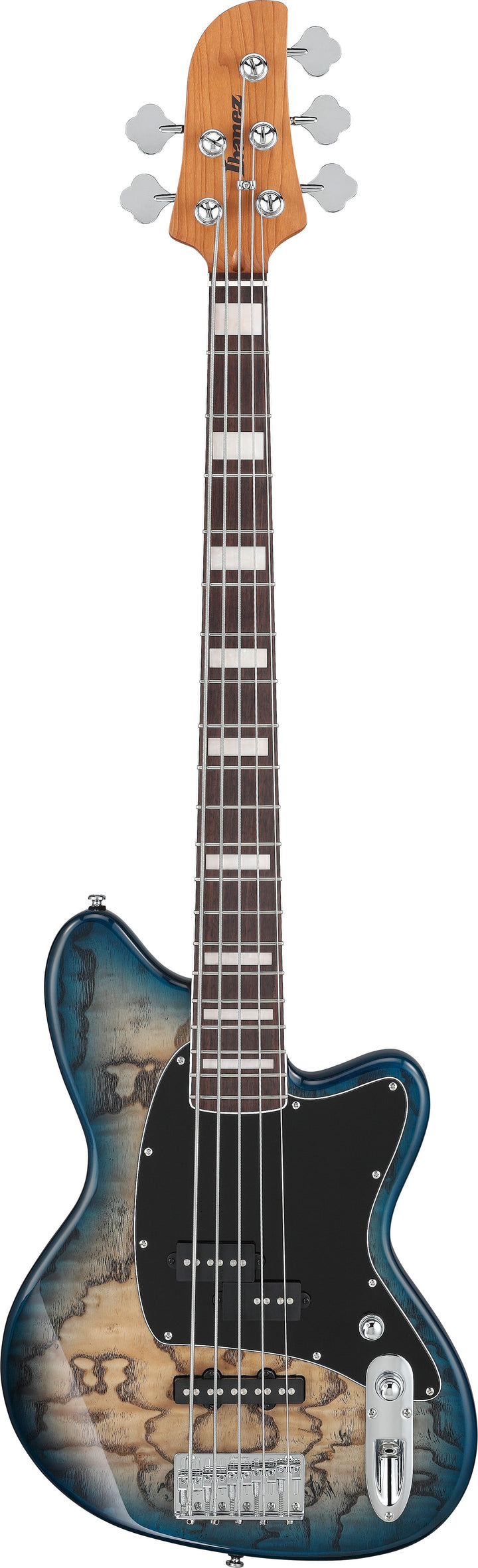 Ibanez TMB405TACBS Talman Standard 5-String Bass Guitar - Cosmic Blue Starburst 7