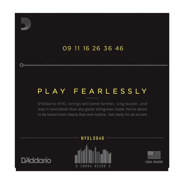 D'Addario NYXL Electric Super Light Top Regular Bottom 09-46 2