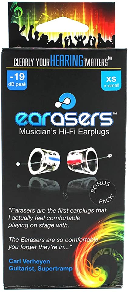 EARasers SB1XS Musicians Ear Plugs Extra Small
