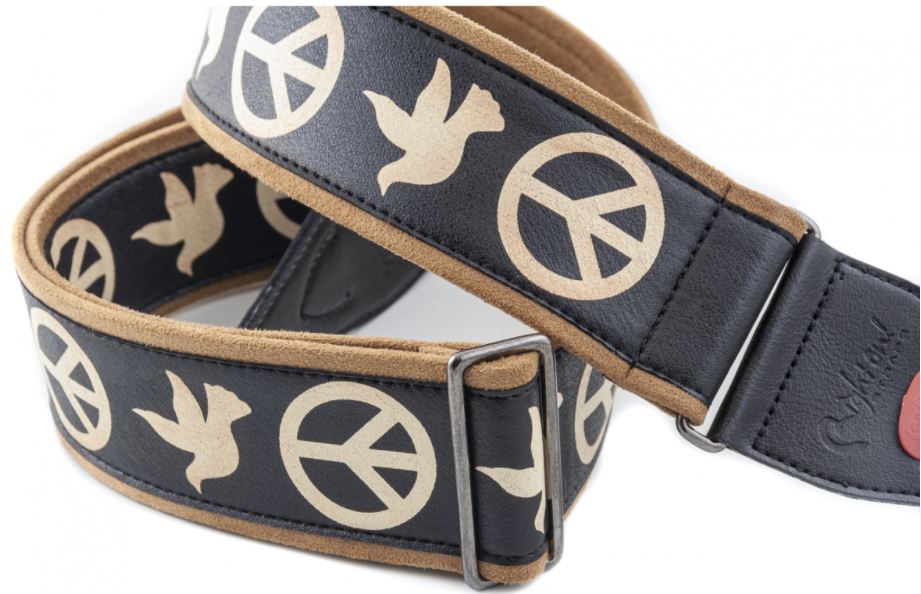 RightOn! Legend Peace & Doves Strap in Black