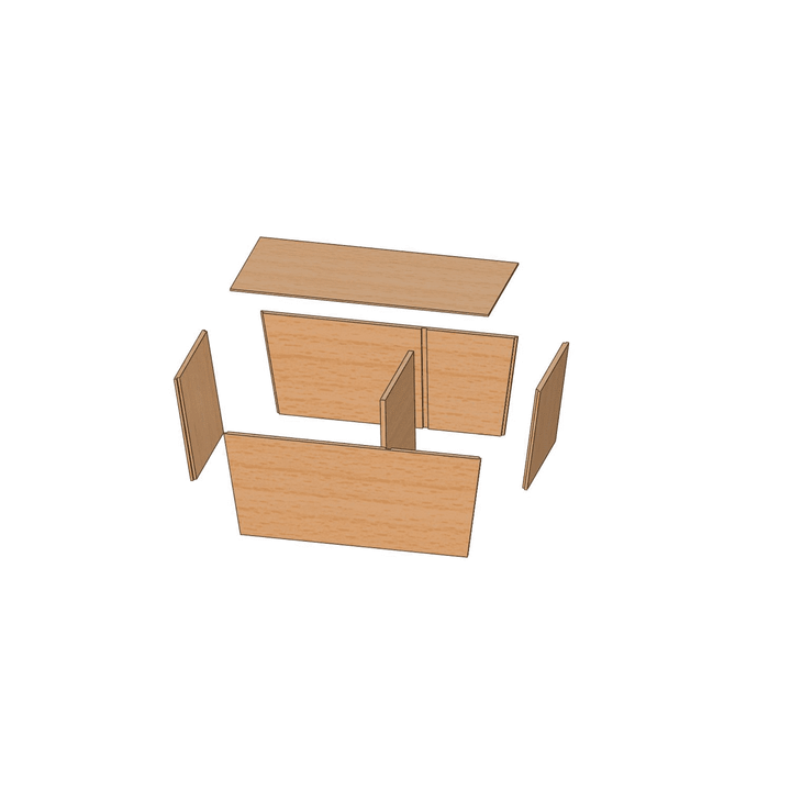 Meinl MYOBCAJ Make Your Own Bongo Cajon Kit