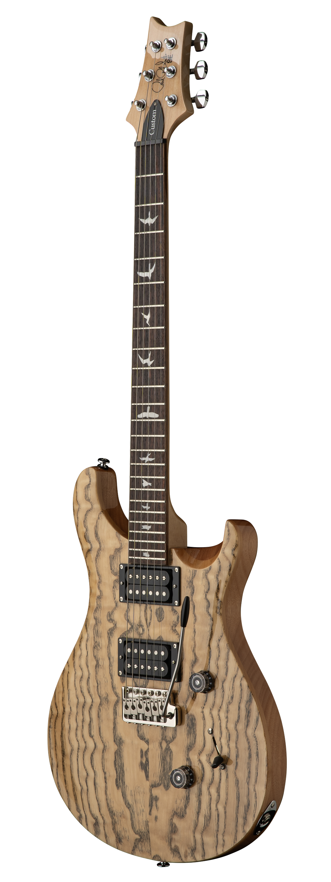 PRS 'Limited Edition' SE Custom 24 Burled Ash Electric Guitar - Natural 7