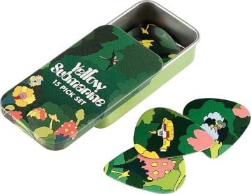 D'Addario Beatles Yellow Submarine 55th Anniversary Pepperland Woods Guitar Picks - .70mm (15 Pack Tin)