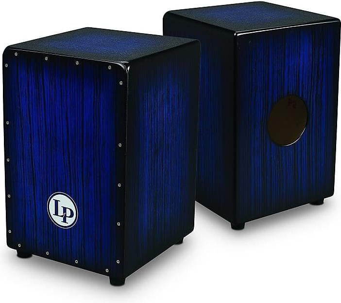 Latin Percussion LPA1332BBS Aspire Cajon Blueburst Streak