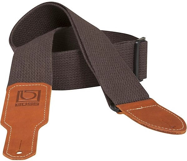Boss BSC-20 Guitar Strap 2\" Natural Cotton - Brown
