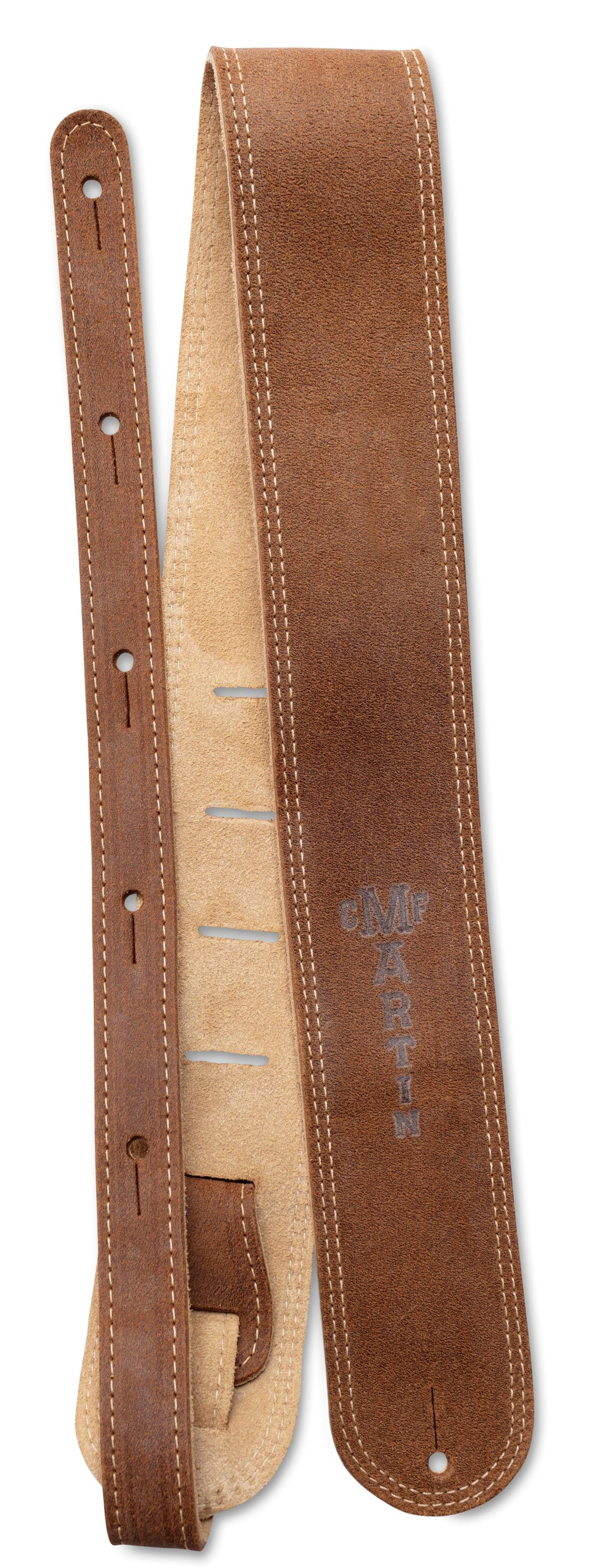 Martin 2.5\" Baseball Glove Leather Suede Strap - Distressed 3