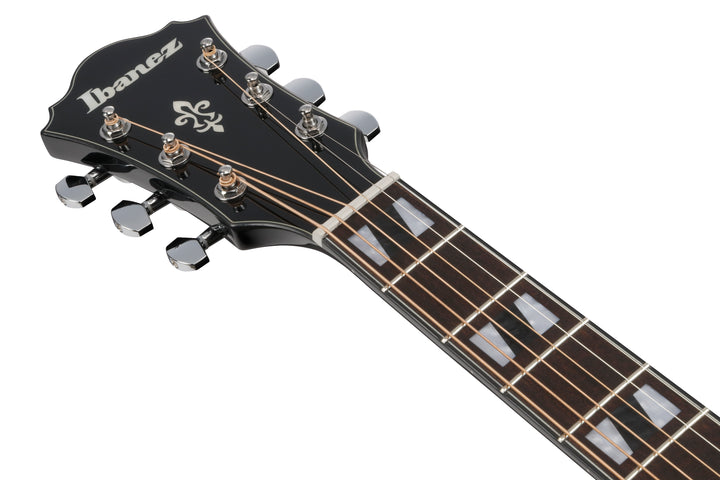 Ibanez AE170TBK Acoustic Electric Guitar - Transparent Black High Gloss 2