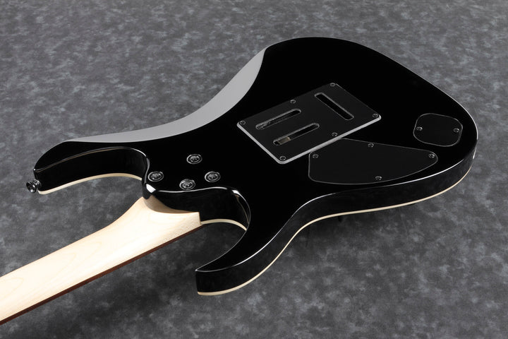 Ibanez GRGA120QATKS Electric Guitar with Quilted Ash Top (Transparent Black) 5