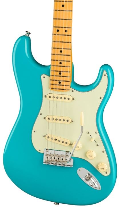 Fender American Pro II Stratocaster MN Miami Blue with Case 5