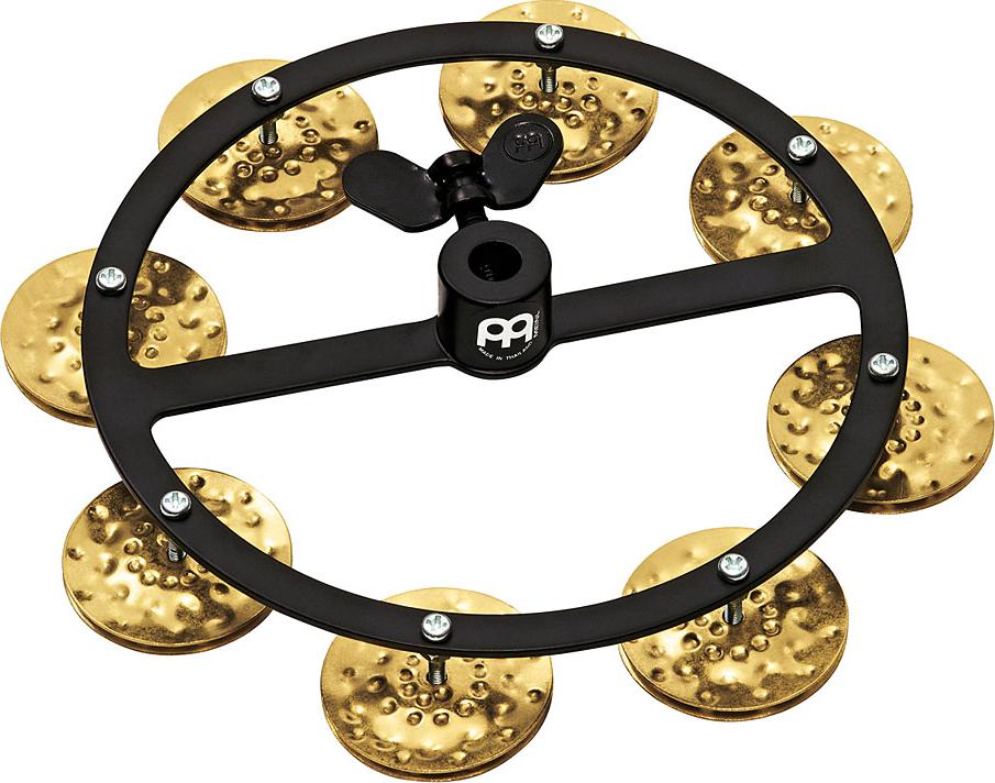 Meinl HTHH1BBK Headliner Brass Single Row Tambourine