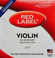 Super Sensitive Red Label 2123 Violin A String, 1/4