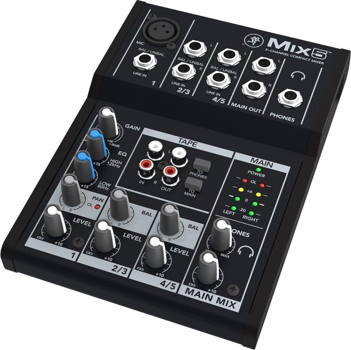 Mackie Mix5 5-Channel Compact Mixer 2