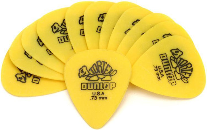 Dunlop Standard Tortex Pick Pack (Yellow .73) 2