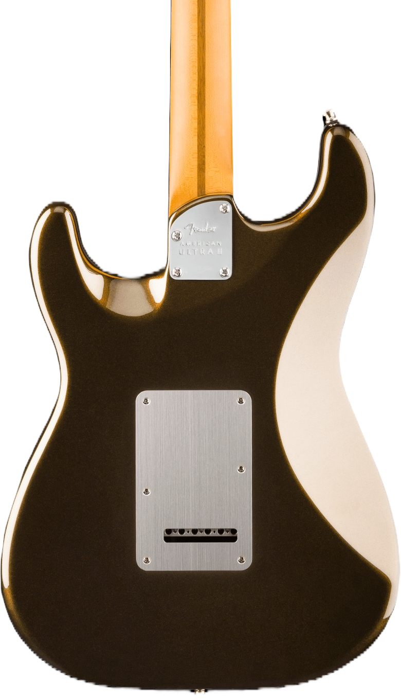 Fender American Ultra II Stratocaster HSS Electric Guitar - Texas Tea 3
